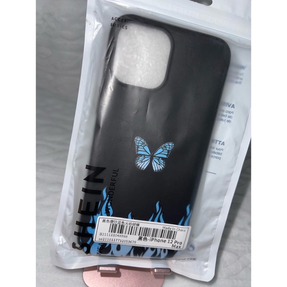 Blue Flamed Butterfly iPhone 12 Pro Max Case 🦋 - Picture 10 of 17